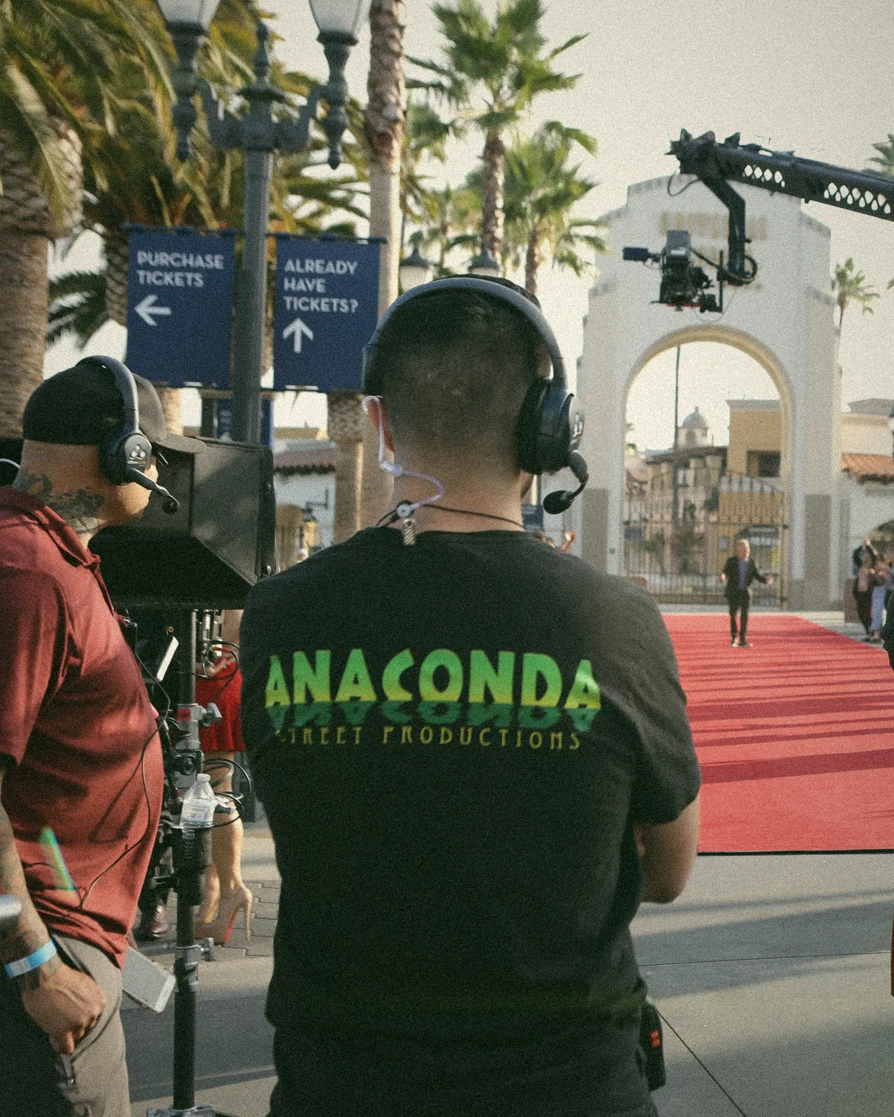 Anaconda Street Productions crew on set